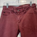 Anthropologie  AG purple/maroon The Abbey Ankle mid-rise super skinny size 27R. Photo 5