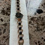 Anne Klein  Gold and Black Roman Numeral Watch Photo 2