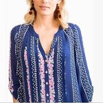 Southern Tide Eva Blue Night Floral Dress Size S Photo 2