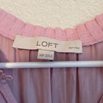 Loft  ruffle sleeve tank lavender Photo 1