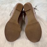 Very G Women’s Sis Cream Canvas Peep Toe Wedge Sandals Size 11 Photo 6