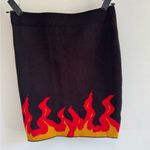 🔥 Fire Flames Knit Mini Skirt Photo 0