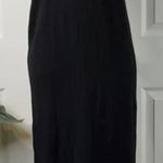 Elegant Italian black knit midi dress. Photo 0