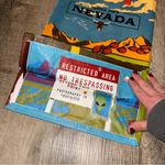 Trader Joe's Nevada Reusable Grocery Tote Bag Las Vegas Orange Photo 2