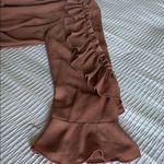 ZARA  Women's Ruffled Blouse in antique rose Photo 5