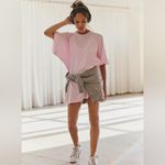 Free People NEW! Movement ICON TEE Short Sleeve Tee Powder Petal Pink MEDIUM Photo 5