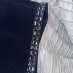 Two Piece Beaded Prom Dress Blue Size 4 Photo 8