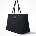 Cleobella NWT Black  Canvas Tote Bag Photo 4