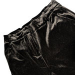 Skies Are Blue Black Velvet Wide Leg Pants Shimmer Small New Years Eve Luxury Photo 1