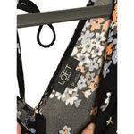 Loft Ladies Pant Suit Black Floral Sleeveless Career Pant Suit SZ Petite Small Photo 5