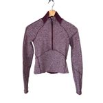 Lululemon Always Alert 1/2 Zip in Heathered Garnet Photo 4
