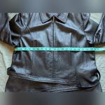Jacqueline Ferrar Vintage  Women's Leather Jacket W10 Black Photo 7