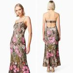 Elliatt NWOT  Mesmerize Floral Sequin Maxi Dress Size Small Photo 3