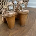 Michael Kors  Rose Gold Metallic Pink Braided Strappy 4” Heels 6 Photo 3