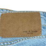 Rag and Bone  Women's Wide Leg Cropped Raw Hem Jeans Size 29 High Rise Photo 6