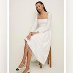 Reformation  Elly Square Neck Midi Dress Size 0 Photo 1