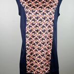 Target The Webster Miami  Shift Dress 14 Sleeveless Lightweight Navy Coral Photo 4