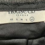 House Of CB London Metallic Gray Lined Flat Front Wide Leg Trouser Pants Size XL Photo 2