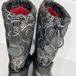 Kamik  snow boots women's 6 black white swirl insulated waterproof winter ankle Photo 6