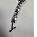 Brighton Tribeca Silver Plate Ornate Wrist Watch Bracelet Adjustable Photo 3