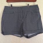 Soho  Apparel Blue White Diamond Shorts Cuffed Size 8 Everyday Shorts‎ Photo 1