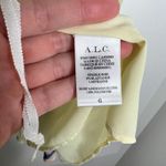 ALC Frank A.L.C. Enzo Silk Chiffon Wrap Dress Yellow Psychedelic Mini Womens 6 Photo 15