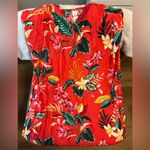 Old Navy Tropical Pink/Orange and Colorful Maxi Dress Photo 2