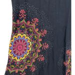 Desigual  Black Dress XS Mandala Print Boho Style US XS New Photo 4