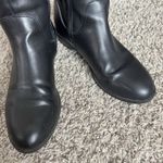 Karen Scott  Women's Edenn Buckled Riding Boots, Black Cognac Size 5.5 Gold Photo 8