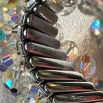 Vintage Aurora Borealis Cha Cha Expansion Stretch Bracelet Crystal AB Japan MCM Multiple Photo 4