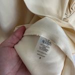 Alexis  Ivory Shey Satin‎ Side Slits Crepe Style V-Neckline Dress size S Photo 7