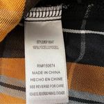 Billy T Women's L Soft Mabry Checkered Gold Long Sleeve Button Up Collared Shirt Size L Photo 8