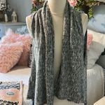 Blue Rain Francescas  Sweater Vest Lightweight Cardigan Black White Shawl Women S Photo 3