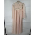 Dior VTG Christian  Lingerie Lace Trim Coquette Cottage Maxi Sleep Gown Women L Photo 1