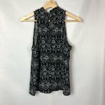Acemi Boutique Black & White Geometric Printed High Neck Tank Top S Photo 8