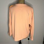 Koral  Pompano Orange Sz S Levi Pullover Sweatshirt Gym Fringe Lounge Maximalism Photo 5
