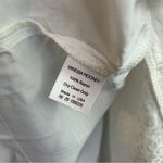 Vanessa Mooney White Jacquard Leopard Print Puff Sleeve Mini Dress XS Photo 13