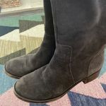 Lucky Brand  8/38 Hanover Knee High Riding Equestrian Tall Boots Gray Brown Suede Photo 4