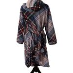 Vera Bradley  Snow Plaid Belted Fleece Robe S/M Photo 4