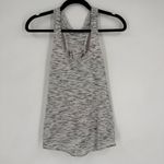 Lululemon Salute the Sun Tank Tiger Space Dye Black White Size 4 Tie Back‎ Photo 4
