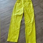 Naked Wardrobe Lime Green Straight-Leg Pants Photo 6
