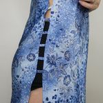 Vintage Y2K Blue Floral Lingerie Slip Dress Size XS Photo 3