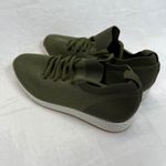 J/Slides Urban Sport Olive Green Knit Sneakers Lace Up Casual‎ Shoes 7W Size 7 Photo 6