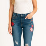 EXPRESS Size 2 Regular Blue Denim Photo 0