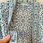 Max Studio One Size Open Kimono Swim Cover Up Tunic Floral Boho Chic Photo 5