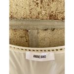 ANINE BING  Layered Lace Trim Sleeveless White Mini Dress GUC Minor Flaw M Tiered Photo 4