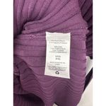 Time And Tru Womens Ribbed Long Cardigan Sweater In Purple Pearl Size S (4 Photo 4