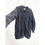 Free People Fresh Start Cardigan Size Medium Oversized Grey Oversize Button Knit Photo 10