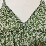 Abercrombie & Fitch  Floral Babydoll Plisse Ruched Mini Dress Size Large Petite Photo 5