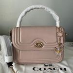 Coach Marlie Top Handle Satchel In Colorblock With Border Quilting Photo 0